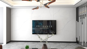Plancher en pierre frittée en céramique Jinsanjiao <span class=keywords><strong>de</strong></span> luxe moderne résistant à l'acide finition polie antidérapante 0.05 Absorption d'<span class=keywords><strong>eau</strong></span> 1200x2400mm - Product Image 6