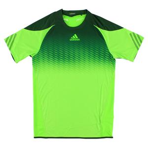 T-shirt de sport Adidas Adizero pour homme en vert/vert lime |   100% authentique - Product Image 4