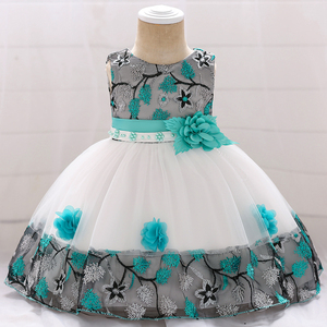 FSMKTZ Abiti per Bambine da 0-2 Anni Vestito da Principessa per Bambini Abito da Festa Principessa con Fiori Elegante e Vaporoso per Bambine L5045XZ - Product Image 6