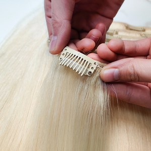 <span class=keywords><strong>Extensiones</strong></span> <span class=keywords><strong>de</strong></span> <span class=keywords><strong>cabello</strong></span> humano Remy 100% ruso, <span class=keywords><strong>cabello</strong></span> <span class=keywords><strong>Natural</strong></span> sin costuras, extensión <span class=keywords><strong>de</strong></span> <span class=keywords><strong>cabello</strong></span> indio - Product Image 3