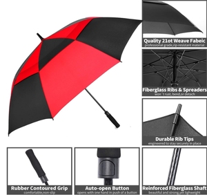 <span class=keywords><strong>Parapluie</strong></span> de <span class=keywords><strong>golf</strong></span> automatique de 54/62/<span class=keywords><strong>68</strong></span>/72 <span class=keywords><strong>pouces</strong></span>, <span class=keywords><strong>parapluie</strong></span> extra large à double auvent ventilé, résistant au vent, pour la pluie - Product Image 4