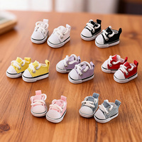 Chaussures de poupée en toile et plastique, faites à la main, en forme de dessin animé, 3,8 cm, décontractées, mini, accessoires de bricolage pour jouets, vente en gros