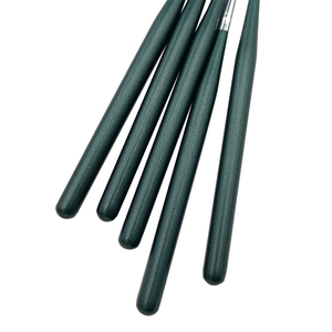 Customized Dark Green Wood Handle 3D Nail Art Nylon Liner Brush <b>Set</b> 15cm 20 <b>Set</b> with OEM Bag Salon Manicure Nail Brushes - Product Image 4