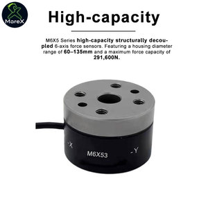 Capteur de force à 6 axes découplés de la série M6X5, capacité de mesure maximale de 291600N, pour les tests industriels intensifs - Product Image 2