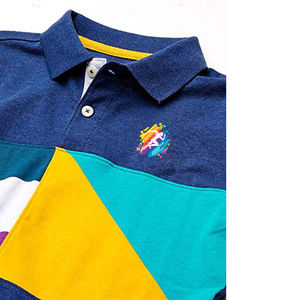 เสื้อเชิ้ตผู้ชายลำลอง ผลิตในปากีสถาน ผ้าฝ้ายฟลีซ 100% ระบายอากาศได้ดี แห้งเร็ว คอวี - Product Image 5