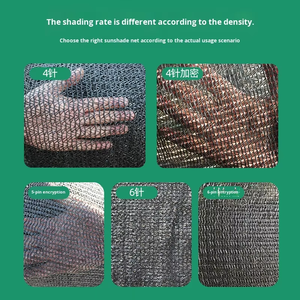 Red de parasol <span class=keywords><strong>negra</strong></span> HDPE 60% protección UV Paranet <span class=keywords><strong>sombra</strong></span> para diseño rectangular al aire libre para invernaderos agrícolas jardines jardín - Product Image 3