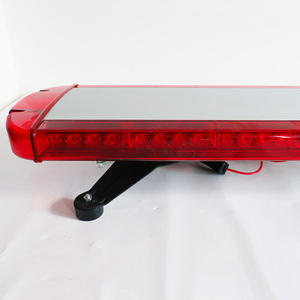 Barra de luz de advertencia LED DE EMERGENCIA superbrillante de 47 pulgadas con bocina de altavoz incorporada y Sirena, colores rojo, blanco y azul, DC 12V, nueva condición - Product Image 4