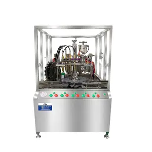 Máquina de enchimento de gás butano, máquina de enchimento de tubos com 4 cabeças, máquina de enchimento de gás butano de etileno, propano
