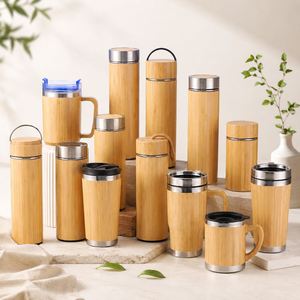 Botella de Agua de Viaje con Aislamiento al Vacío de Acero Inoxidable, Asa de Cuerda, Aislamiento Térmico de 12-24 Horas, Segura para Agua Hirviendo, Minimalista - Product Image 4