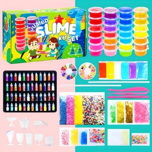 Produits les plus vendus : Ensemble de jouets slime en cristal pour enfants, emballage amusant OEM, grand choix de couleurs, slime gelée mignon - Product Image 6