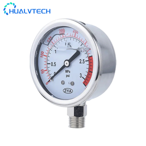 เกจวัดความดันตามแนวแกนเรเดียลทนทานต่อแรงกระแทกทำจากสเตนเลสบำบัดน้ำพร้อมซีรีย์ ytn คุณภาพสูง - Product Image 2