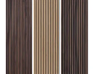 KASARO Akupanel Natural White Oak Indoor Wood Absorbing Sound Proof Wood Slat Wall Panels Woodupp Acoustic Panel
