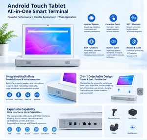 Tablet PC Android con Doppio Schermo Touch da 10.1 Pollici, Segnaletica Digitale <span class=keywords><strong>a</strong></span> Forma di <span class=keywords><strong>L</strong></span>, Quad/Octa Core, 3G 4G GSM Wi-Fi NFC POE RJ45, Terminale POS - Product Image 5