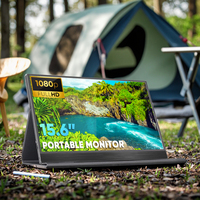 Solutions personnalisées SIBOLAN, écran portable IPS ultra-fin de 15,6 pouces, USB C, compatible PS5, moniteur de jeu 1080P, fréquence de rafraîchissement 60Hz