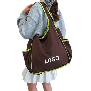 Custom Reusable Shopping Bag Into Shape Large Polyester Folding Shopping Bag With Logos <b>for</b> Daily - Product Image 1