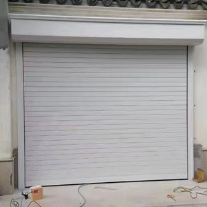 Nhà Máy Bán Buôn Nhôm Con Lăn Màn Trập Tự Động An Ninh Kim Loại Cán Cửa Sổ Cửa Windproof Tính Năng Cho Nhà Để Xe Hoàn Thành - Product Image 3
