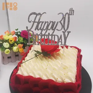 Alles Gute zum Geburtstag 40. 50. 60. 70. Cake Topper für Hochzeitstag Cake Party Dekoration