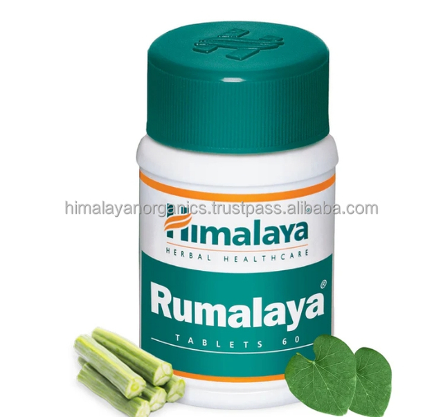 Himalaya Rumalaya Tablets Herbal Healthcare Supplement with Gymnema for Diabetes Regulator and Healthy Skin