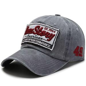 Casquettes de baseball tendance pour hommes, style trucker, brodées avec patchs lettres, effet vieilli, enduites, pour l'extérieur et la protection solaire, vente en gros du Vietnam - Product Image 5