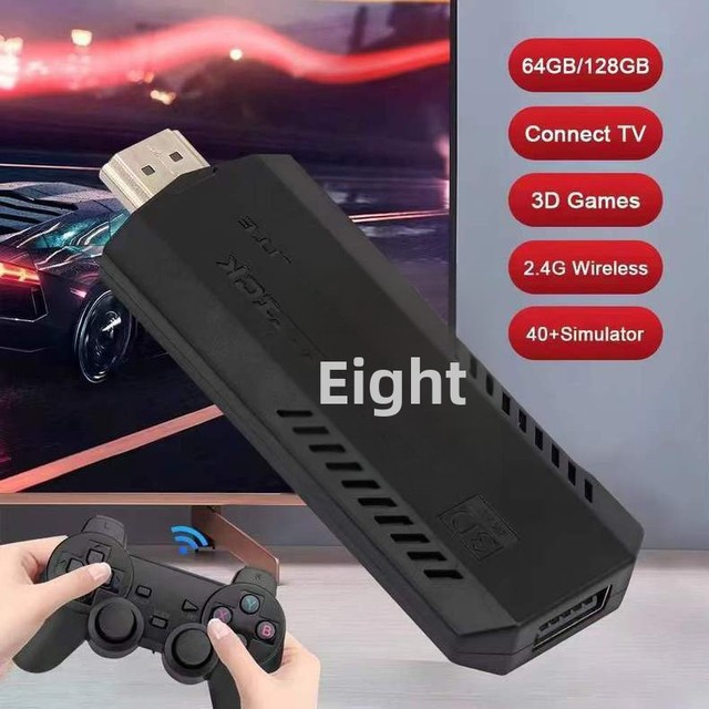 X2 M10X2 PLUS Home Gaming Console for HD PS Arcade 4K Dual Wireless Controllers TV Game with 40+ Simulators