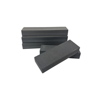 Kit d'affûtage de couteaux de camping pour la maison, bloc abrasif rectangulaire en carbure de silicium noir 6" 8" dureté moyenne avec guide d'angle robuste OEM