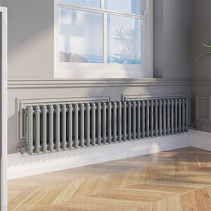 BODE 300x1460mm 25tube taille <span class=keywords><strong>radiateur</strong></span> traditionnel Double colonne blanc horizontal en <span class=keywords><strong>fonte</strong></span> Style <span class=keywords><strong>radiateur</strong></span> de chauffage central - Product Image 4