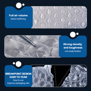 40cm Özelleştirilebilir Darbeye Dayanıklı Hava Yastıklı Kırılgan Eşya Koruma Nakliye Kırmızı Kişiselleştirilmiş Hava Kabarcıklı Film Ambalajı - Product Image 4