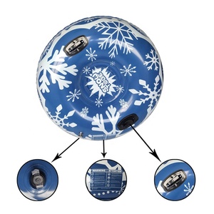 Anneau de Ski <span class=keywords><strong>gonflable</strong></span> en PVC résistant au froid, Tube de neige pour traîneau spvc Portable pour bébé et adultes - Product Image 2