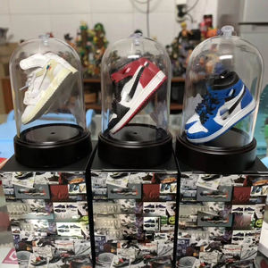 Llavero de PVC con diseño de zapatilla de baloncesto impresa a mano, Jor Dan 1 Mini Sneaker 3D, con caja, venta al por mayor - Product Image 5