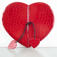 Boîte à chocolats en forme de cœur pour la Saint-Valentin, boîtes à biscuits, emballages pour Noël, mariage, bonbons, cadeaux, boîtes en cuir de qualité supérieure pour dattes