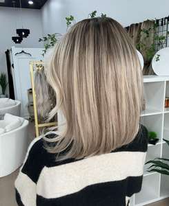 <span class=keywords><strong>Peluca</strong></span> corta con encaje judío, cabello europeo con cutícula alineada, rubio arena balayage, <span class=keywords><strong>peluca</strong></span> frontal de encaje sin costuras para mujeres con pérdida de cabello - Product Image 4