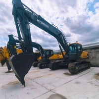 Excavator Crawler Hyundai HX340HD 34 Ton Bekas, Cat Asli, Alat Berat Konstruksi Besar, Dijual