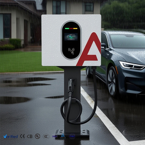 สถานีชาร์จรถยนต์<span class=keywords><strong>ไฟฟ้า</strong></span> AMPPAL 60KW หน้าจอ 7 นิ้ว ระบบชาร์จอัตโนมัติเต็มรูปแบบ แบบติดผนัง สำหรับชาร์จรถยนต์ไฟฟ้าหลายคัน - Product Image 3