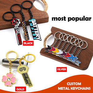 Porte-clés en métal 3D personnalisé en gros avec logo, impression UV, pièce de puzzle tendance, porte-clés lettre, cadeau promotionnel - Product Image 2