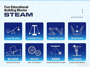 مجموعة ألعاب روبوت تعليمية للأطفال من البلاستيك لبناء المكائن والبرمجة، هدية تعليمية في مجالات العلوم والتكنولوجيا والهندسة والرياضيات - Product Image 5
