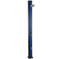 Colonne de douche de piscine portable 40L personnalisée ensemble douche extérieure noire pour la piscine