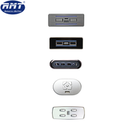 Accessoires de canapé, télécommande pour appareil électroménager pour mécanisme de fauteuil inclinable, USB 2.4A avec lumière, matériau ABS, tension maximale 12V