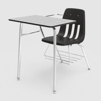 Ensemble de bureaux, chaises et tables combinés pour les écoles de formation modernes