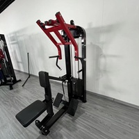 Nouvelle machine de musculation commerciale réglable en acier avec siège pour l'entraînement du dos et la musculation