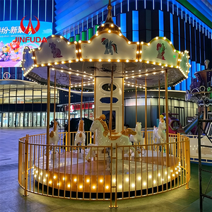 <span class=keywords><strong>Carosello</strong></span> di Lusso per Parco Divertimenti all'Aperto, Attrezzatura Commerciale per Parchi Giochi, <span class=keywords><strong>Giostra</strong></span> per Bambini con 8 Posti - Product Image 4