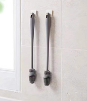 Ensemble de brosses de nettoyage en silicone écologiques, raclette pour vaisselle et toilettes avec boîte de rangement ergonomique et savon inclus pour le sol de la voiture