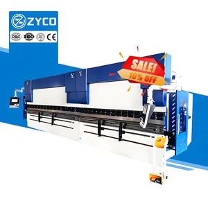 Freno de prensa en tándem CNC de la serie ZYCO, máquina dobladora de fabricación de postes de lámpara de 8m, freno de prensa