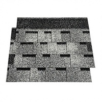 Thailand Philippinen Feuerfeste Moderne Schwarze Holzkohle 3TAB 30 Jahre Lebensdauer Glasfaser Asphalt Dachschindeln Dachziegel