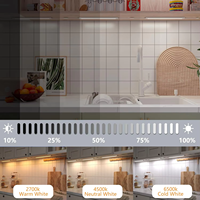 Barre lumineuse murale LED RGB moderne Tuya Smart Home avec bouton rotatif, contrôlée par application, éclairage d'ambiance pour jeux