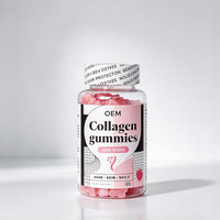 Gummies de collagène OEM/ODM avec biotine, favorisent les soins de la peau et l'embellissement, 60 unités