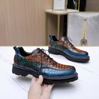 Chaussures Oxford de luxe pour hommes en cuir de crocodile véritable sur mesure, chaussures de cérémonie pour hommes en cuir véritable