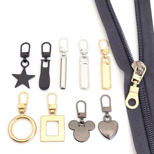 Hot Sale Portable Removable Zipper Puller Fixed Metal Zipper <strong>Slider</strong> with Zipper Head Spuller <strong>Replacement</strong> - Product Image 2