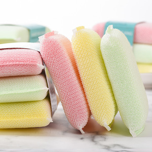 Lot de 3 éponges à vaisselle épaissies Zenidoo écologiques, blocs d'éponges haute densité, fournitures de cuisine, brosse, chiffon à vaisselle 80% - Product Image 2