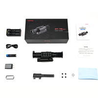 Télémètre laser optique de vision nocturne HT-70 V2.0, objectif 50 mm, zoom 20x, capteur CMOS 2,7K, alliage d'aluminium, longue portée, extérieur