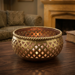 Support de bougie votive en fer forgé fait main Sonnet Decor, impression numérique 1 couleur, modèle 3009, écologique, imperméable, pour la maison et Noël - Product Image 2